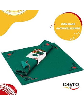 Tapete antideslizante de Cayro 50x50cm verde inglés