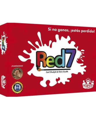  Juego Red7  con 7 números, 7 colores y 7 reglas diferentes > 10 años.ENVÍO GRATUITO!!