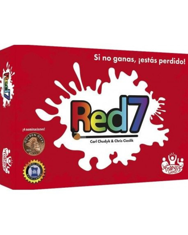  Juego Red7  con 7 números, 7 colores y 7 reglas diferentes > 10 años.ENVÍO GRATUITO!!