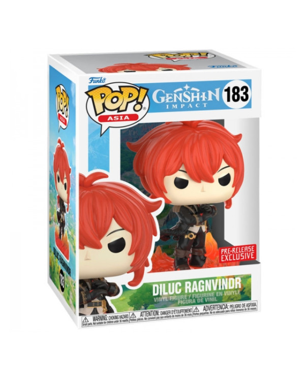 Funko Pop Diluc Ragnvindr de Genshin Impact