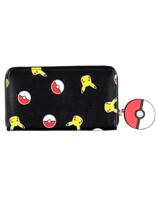 Cartera Pokémon con Pikachu y la Pokeball.ENVÍO GRATUITO!!