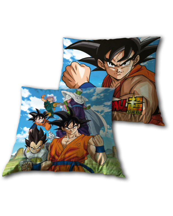 Cojín Goku y personajes Dragon Ball Z 35x35cm.ENVÍO GRATUITO!!