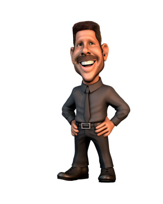 Cholo Simeone Figura Minix Atlético Madrid.ENVÍO GRATUITO!!