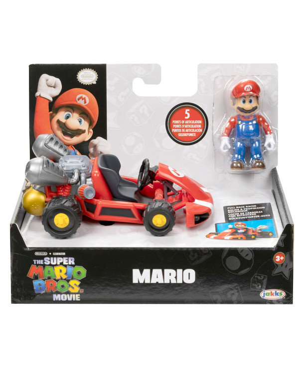 Coche de carreras Super Mario con retroceso de Nintendo.ENVÍO GRATUITO!!