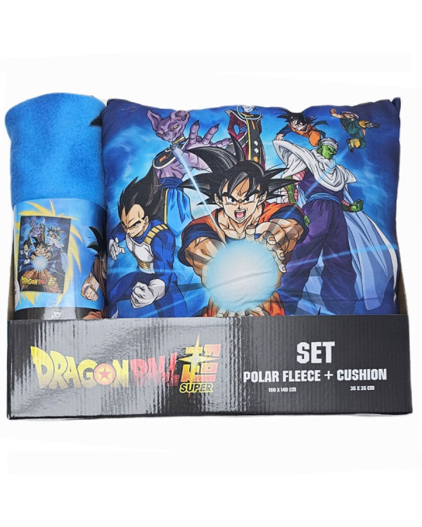 Set de manta polar con cojín de Dragon Ball Z.ENVÍO GRATUITO!!