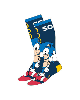 Par de calcetines Sonic de Sega talla 35-41.