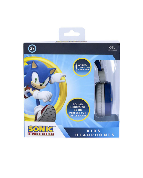 Auriculares infantiles de Sonic The Hedgehog con cable, de Sega >3 años.ENVÍO GRATUITO!!