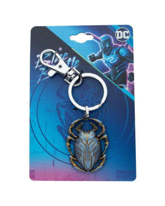 Llavero 3D de metal Blue Beetle DC con mosquetón.ENVÍO GRATUITO!!