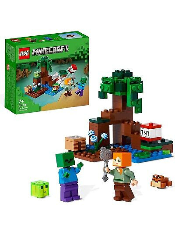 LEGO aventura en el pantano de Minecraft 